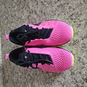 Fila Pink and Black Athletic Shoes